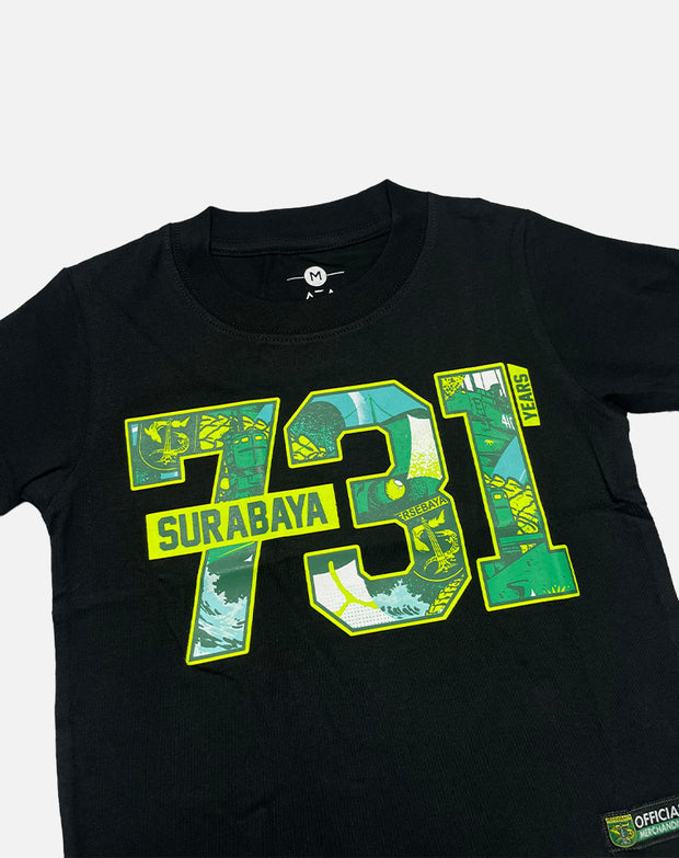 T-shirt Kids Persebaya 731TH Surabaya - Black