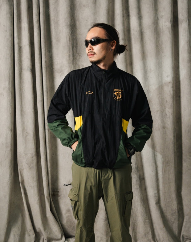 Jaket Persebaya Halfzip Retro - Black