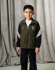 Jaket Anak Persebaya Icon Retro - Olive