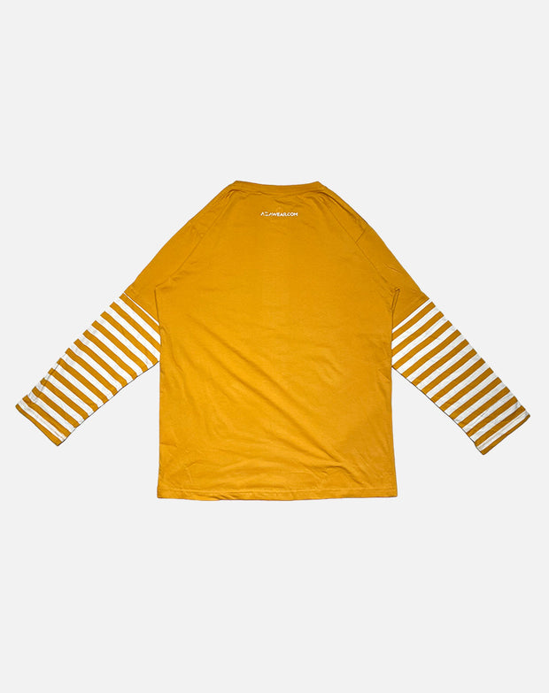 T-shirt Persebaya Surabaya Double Layer Stripe - Yellow