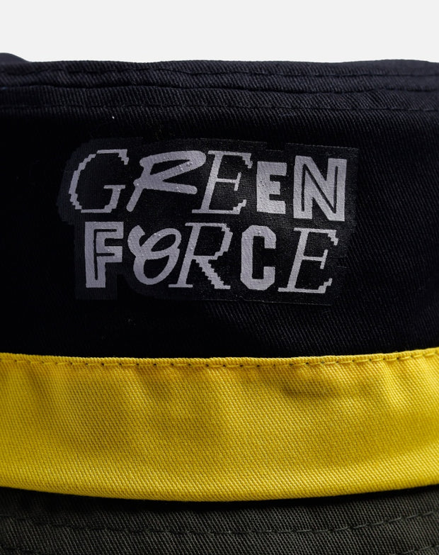 Topi Buckethat Persebaya Green Force Typograph - Black