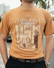 T-shirt Persebaya Surabaya City Of Heroes - Brown