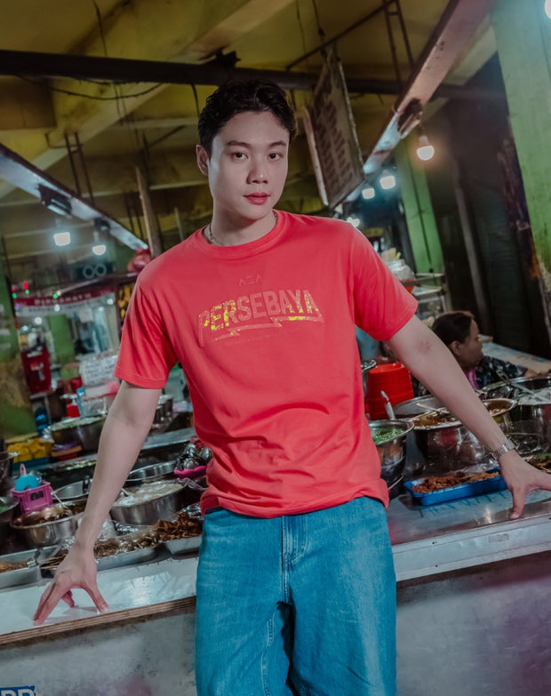 T-shirt Persebaya Football Culture Splash - Dusty Peach