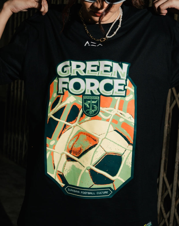 T-shirt Persebaya Green Force Football Culture - Black