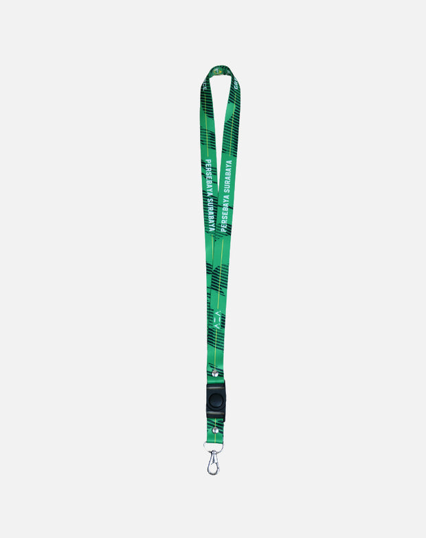 Lanyard Persebaya Line Abstrak - Green