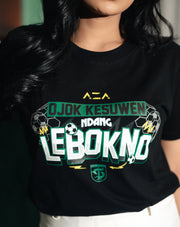 T-shirt Persebaya Ojok Kesuwen Ndang Lebokno - Black