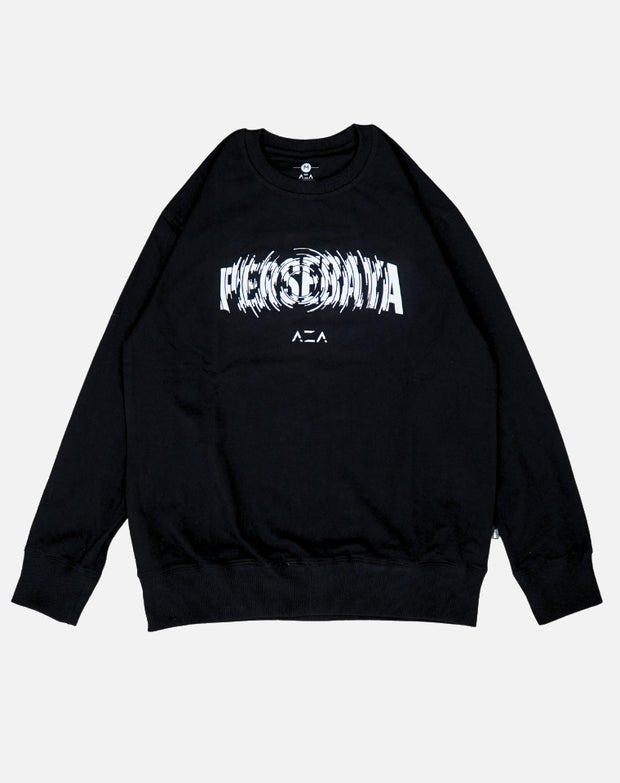 Crewneck Persebaya Swirl - Black