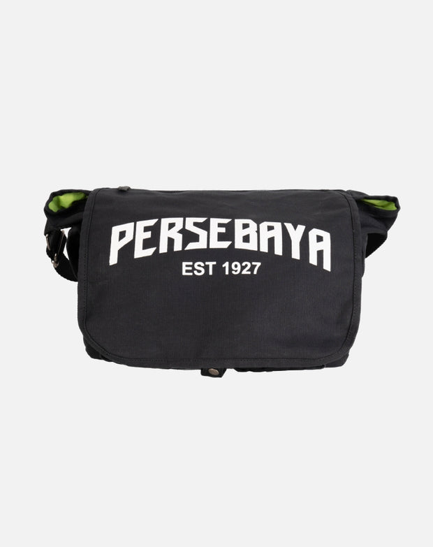 Tas Persebaya Messenger Kanvas - Black