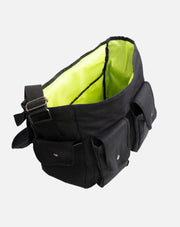 Tas Persebaya Messenger Kanvas - Black