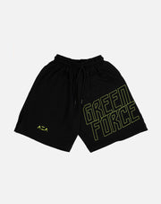 Celana Pendek Persebaya Green Force Typography - Black