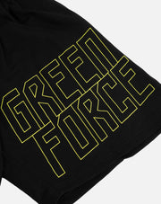 Celana Pendek Persebaya Green Force Typography - Black