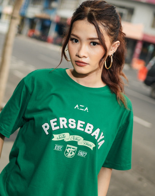 T-shirt Persebaya Satu Nyali Wani Est 1927 - Green