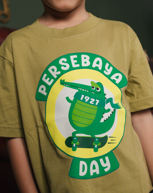 T-shirt Kids Persebaya Day - Olive